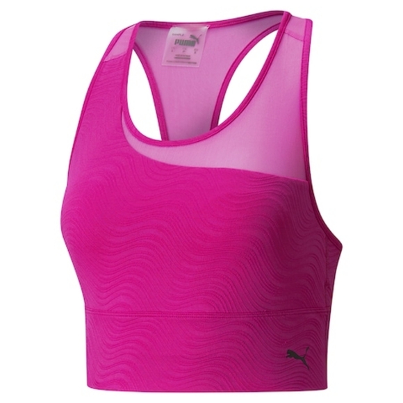 PUMA Mid Impact Flawless Bra Deep Orchid - Picture 6 of 8